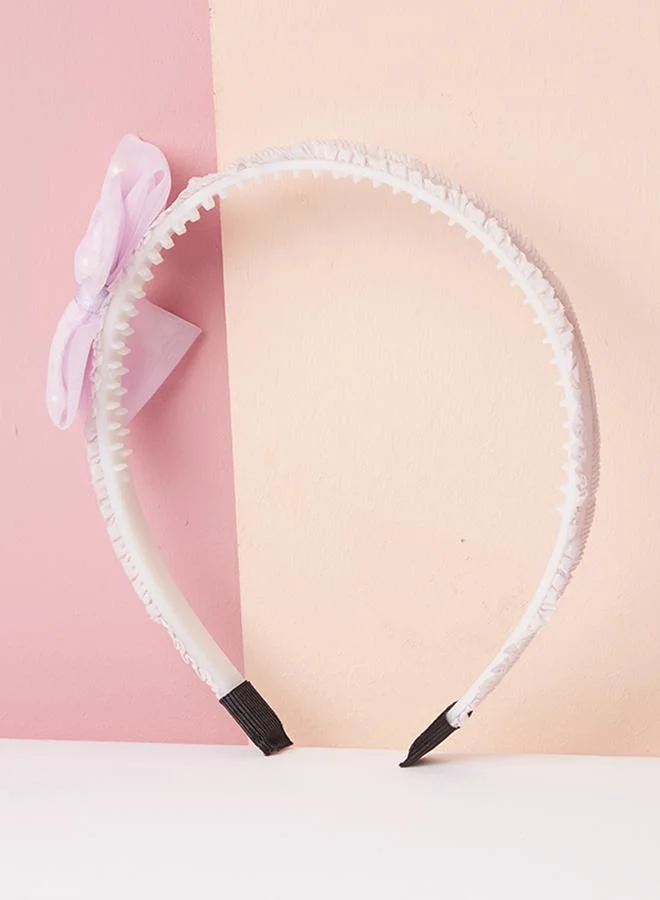 Babies & More Babies & More Newborn Girls Purple Headband