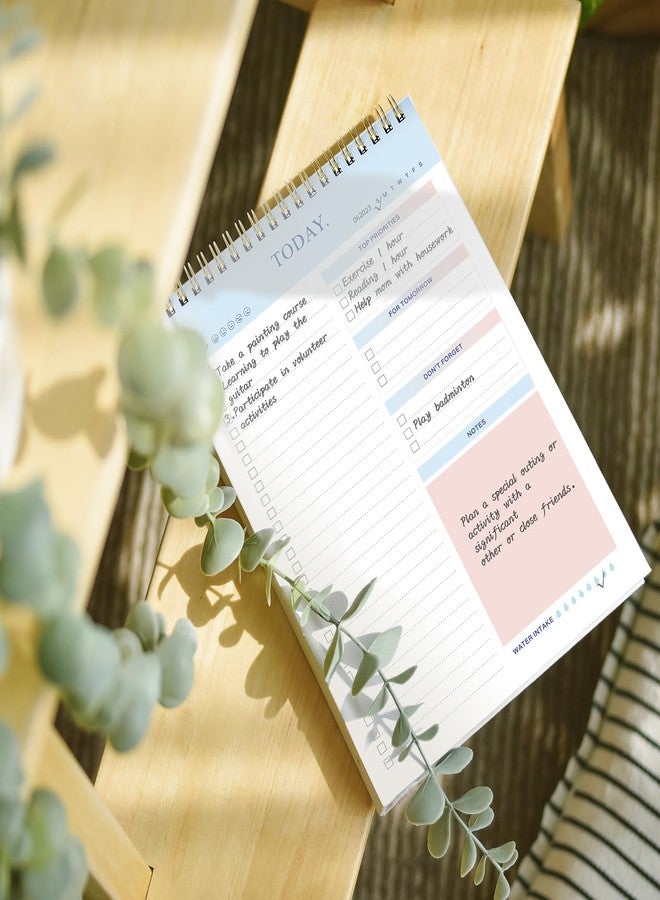 JUBTIC To Do List Notepad - Daily Planner Pad CheckList Organizer Agenda Pad for Work,Daily Schedule Notebook Habit Tracker for Task Management Suitable for School, Office and Home -7" x 10" - Image 2