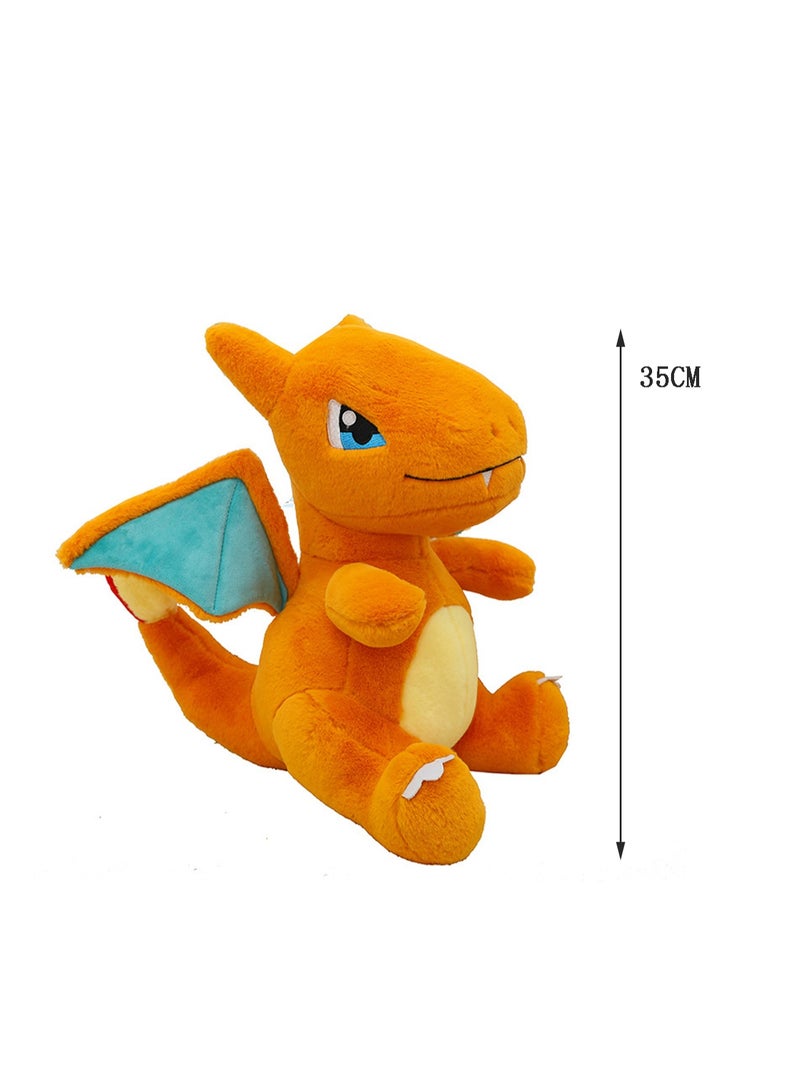 35 CM Cute Charmander Plush Toy Soft Stuffed Cartoon Doll For Girls And Boys All Ages Gift - Image 2