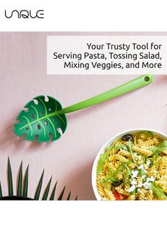 Unique Colander - Turtle leaf colander - BPA-Free Kitchen Spoon High Heat Resistant Nylon Spoon for Cooking Cooking Spoon for Nonstick Cookware Kitchen Utensil Spoon Designed for Cooking Baking Mixing  - Image 5
