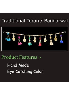 Saugat Traders Saugat Traders Designer Toran for Main Door Entrance Home Decoration -Diwali Pooja Room Decoration-Wedding Decoration Bandarwal - Handmade Bandhanwar Thoranam  - Image 3