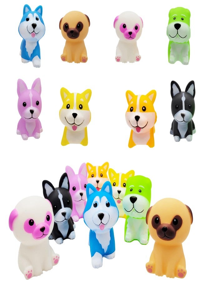 Chochkees Assorted Rubber Dog Toy Doggies for Kids and Toddlers, Bath Birthday Baby Showers Classroom, Summer Beach and Pool Activity, 2" Inches (6-Pack) - Image 4