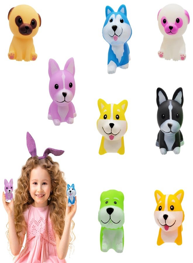 Chochkees Assorted Rubber Dog Toy Doggies for Kids and Toddlers, Bath Birthday Baby Showers Classroom, Summer Beach and Pool Activity, 2" Inches (6-Pack) - Image 2