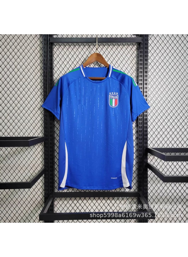 24-25 Italy Home Game Short Sleeve Football Jersey - Image 1
