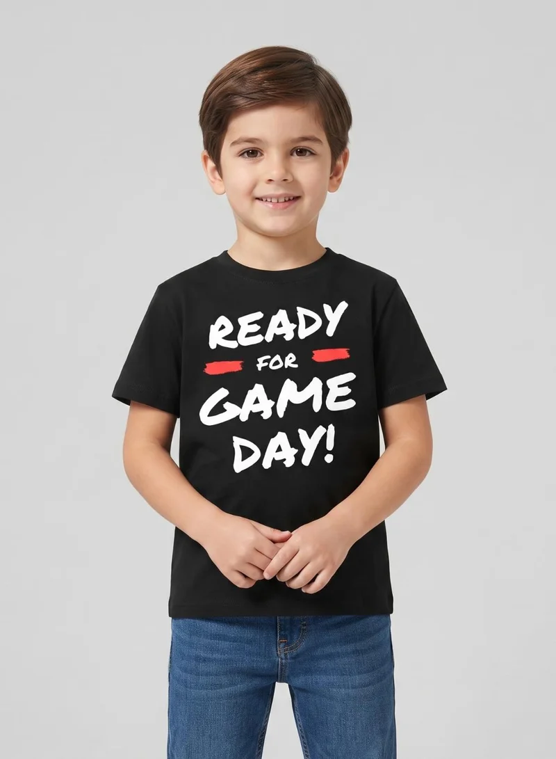 بيبي كلو Black Ready For Game Day Kids T-Shirt