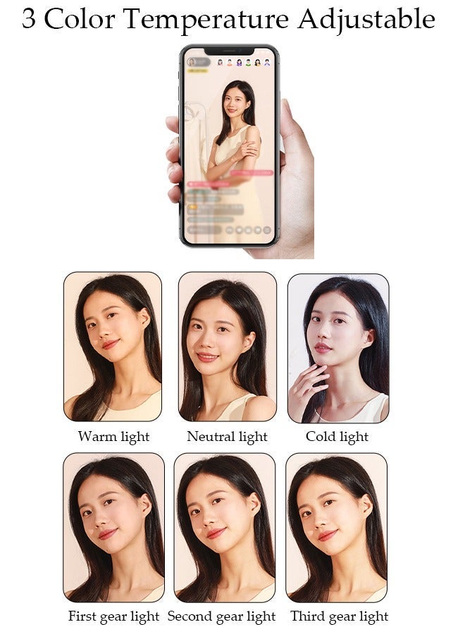 DUNISO Selfie Stick, All-in-1 Extendable Cell Phone Tripod Stand,Rotate Phone Tripod with Bluetooth Remote Shutter and Fill Light,Group Selfies/Live Streaming/Video Recording Compatible with All Phones - Image 5