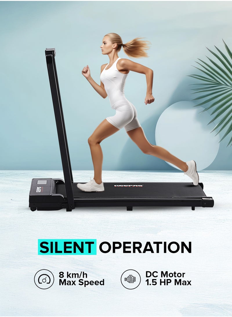 Treadmill Silent Operation with Remote Control | LED Display and Adjustable Speed Range| Foldable Design, Perfect for Home Workouts, Gym Training, Weight Loss| 2 Years Warranty GFT90007