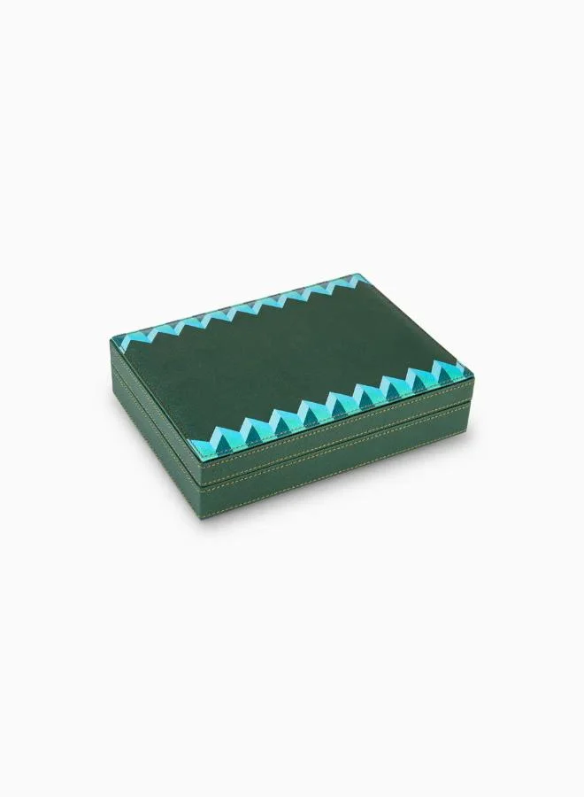 Silsal Emerald Green Bahja Beads Box