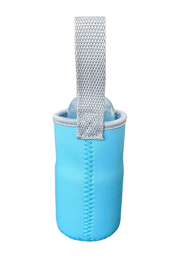 Aplam Chaplam Cute Animated Patterned Soft Stretchable Baby Feeding Bottle Cover with Easy to Hold Strap for 120ml, 150ml, 240ml (Pack of 2- Multicolor6) - Image 4