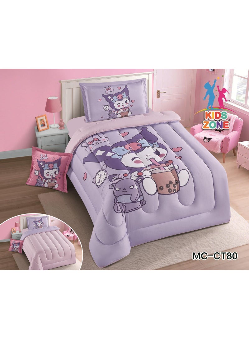 Roshen 4-piece children's microfiber bed sheet set with digital prints for your child's comfort, size 170*230