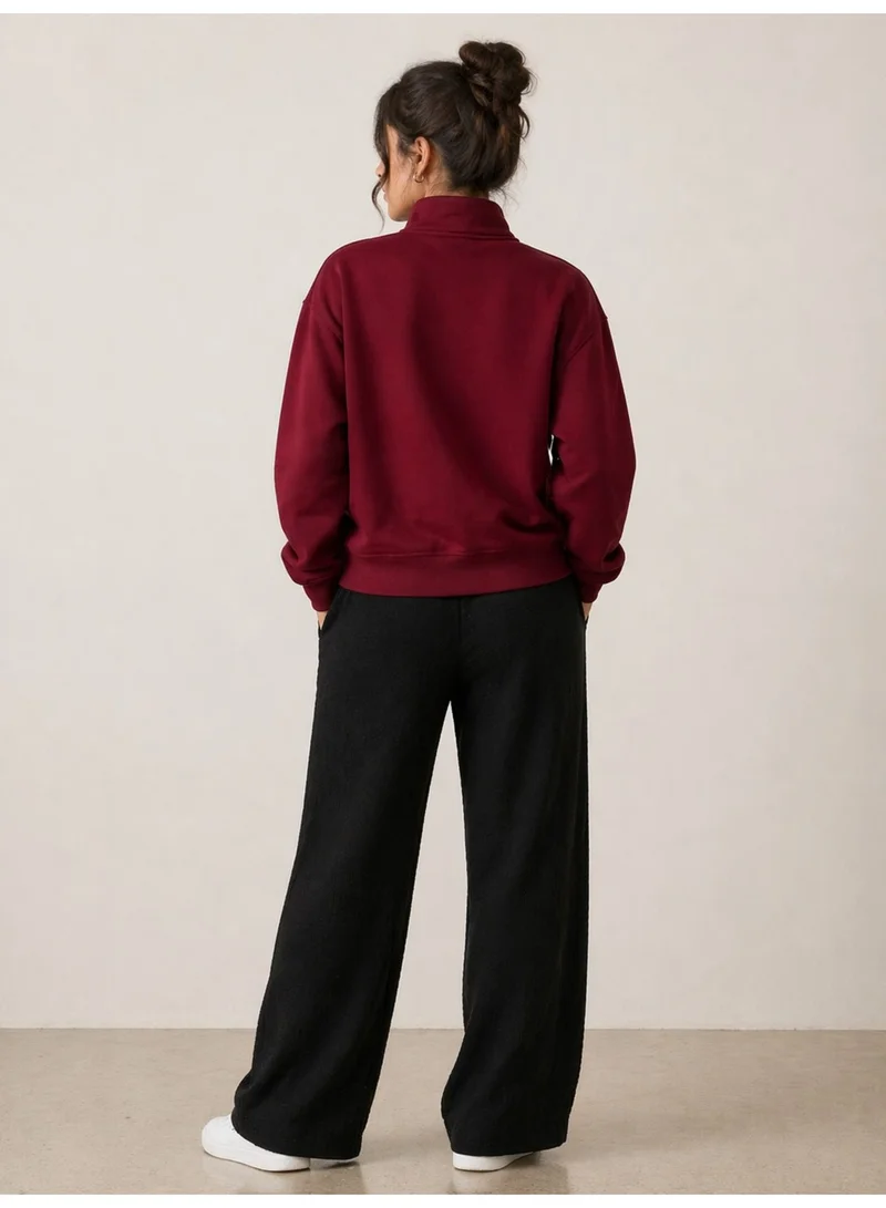 Victor And Jane  Black Wide Leg, High Waist Trousers for Women for Women | Best Price UAE