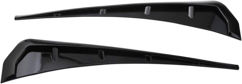 QASULER Car Blade Side Wing Vent Gills - Glossy Black - Image 1