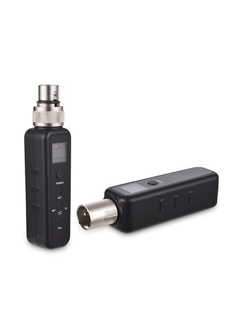 Microphone Wired to Wireless Xlr Transmitter and Receiver UHF Wireless Mic System
