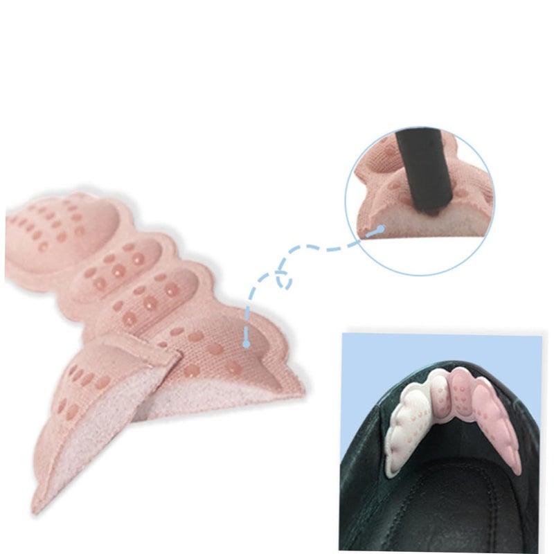 3 Pairs Thin Anti Wear Self Adhesive Heel Patches Blister Pads Wings Design For Shoe Protection - Image 4