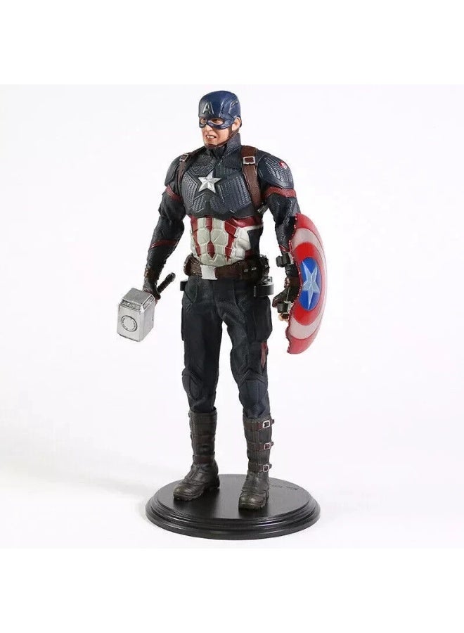 CRAZY TOYS Captain America 1/6th Scale Figure Toy - Image 3