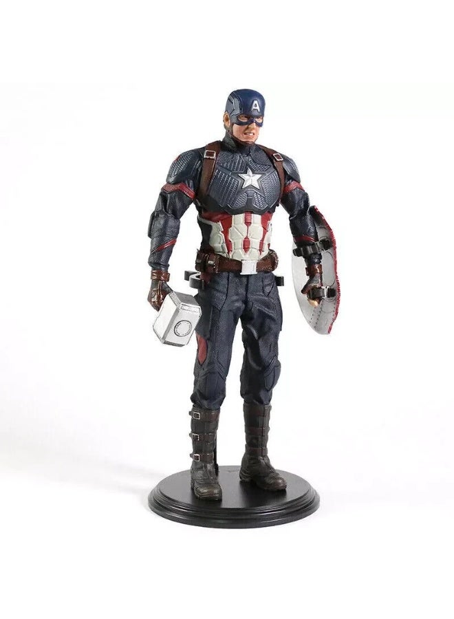 CRAZY TOYS Captain America 1/6th Scale Figure Toy - Image 1