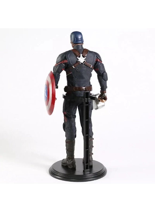 CRAZY TOYS Captain America 1/6th Scale Figure Toy - Image 4