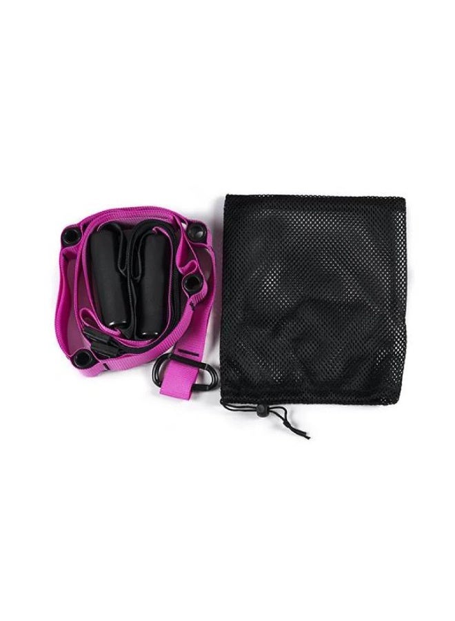 Elsen TRX Resistance Training Rope – Build Strength, Burn Fat & Improve Balance (Pink, 3 m) - Image 2
