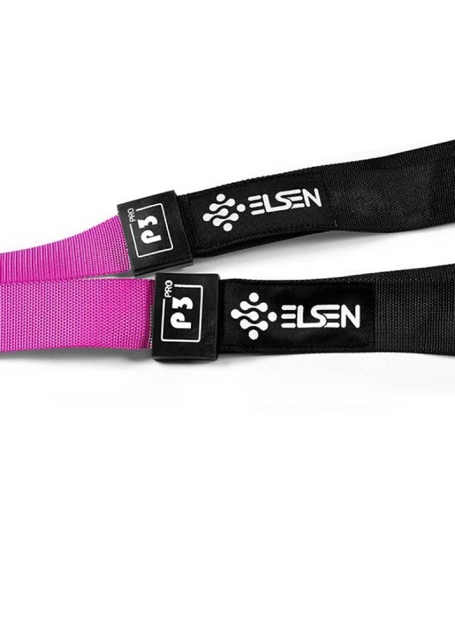 Elsen TRX Resistance Training Rope – Build Strength, Burn Fat & Improve Balance (Pink, 3 m) - Image 5