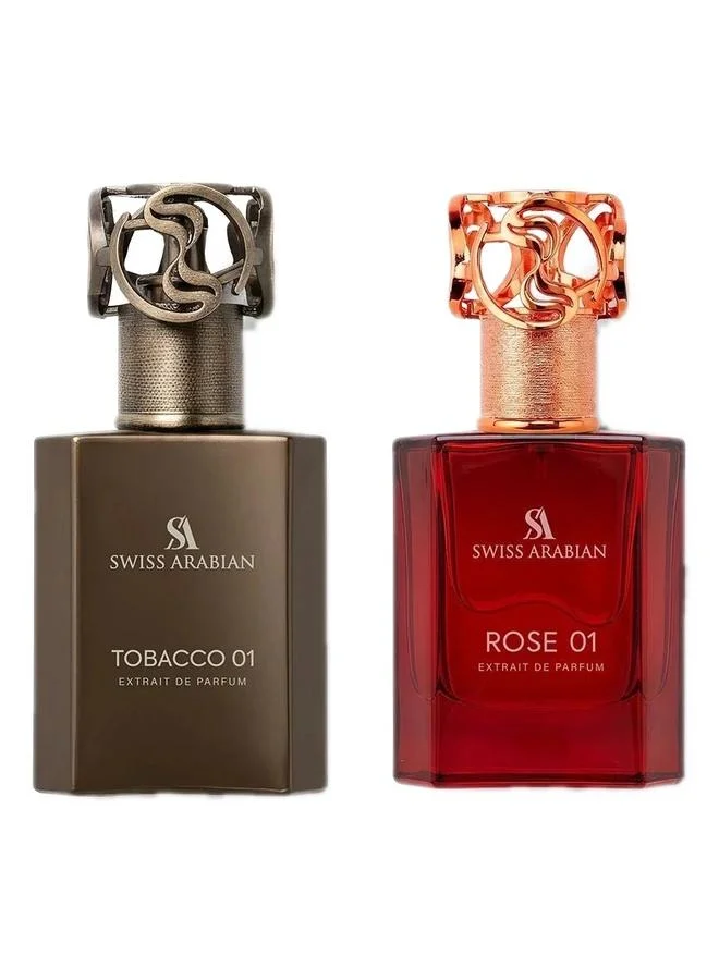 عطور سويس اربيان Rose & Tobacco Set