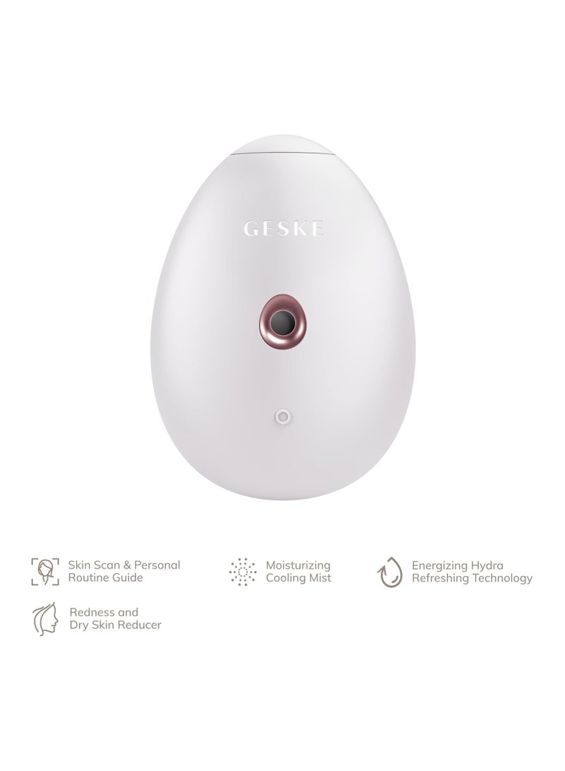 GESKE SmartAppGuided Facial Hydration Refresher | 4 in 1 | Water Atomiser | Face Steamer | Water Spray | Face Mister | Facial Cleansing Device | Spray Mist | Cosmetics | Natural Glow - Starlight - Image 4