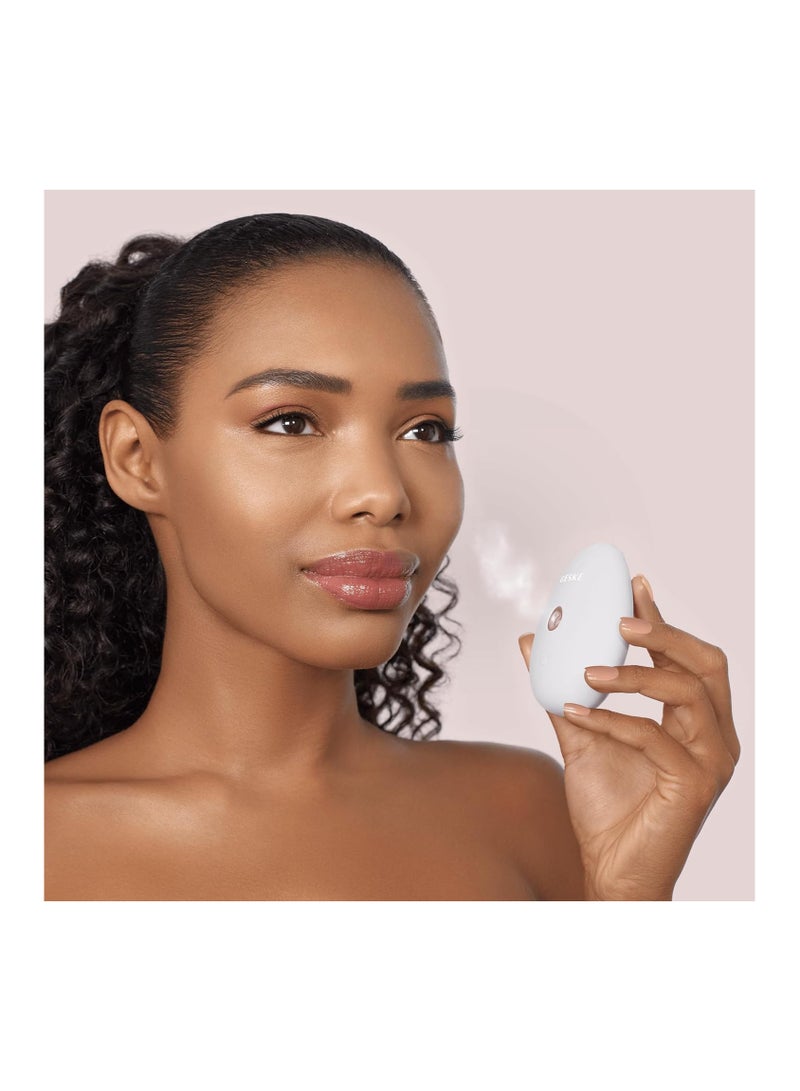 GESKE SmartAppGuided Facial Hydration Refresher | 4 in 1 | Water Atomiser | Face Steamer | Water Spray | Face Mister | Facial Cleansing Device | Spray Mist | Cosmetics | Natural Glow - Starlight - Image 3