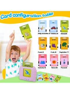 Flash Cards Learning Toys for 2 3 4 5 6 Year Old Kids, Boys and Girls Autism Sensory Toys, 112 Pcs 224 Sight Words with Audible Sound Birthday Gifts for Kids Pink - pzsku/Z179B26DC5E9600CE3A02Z/45/_/1701158930/5610d710-e30b-4bae-a6c9-1967418adcd4