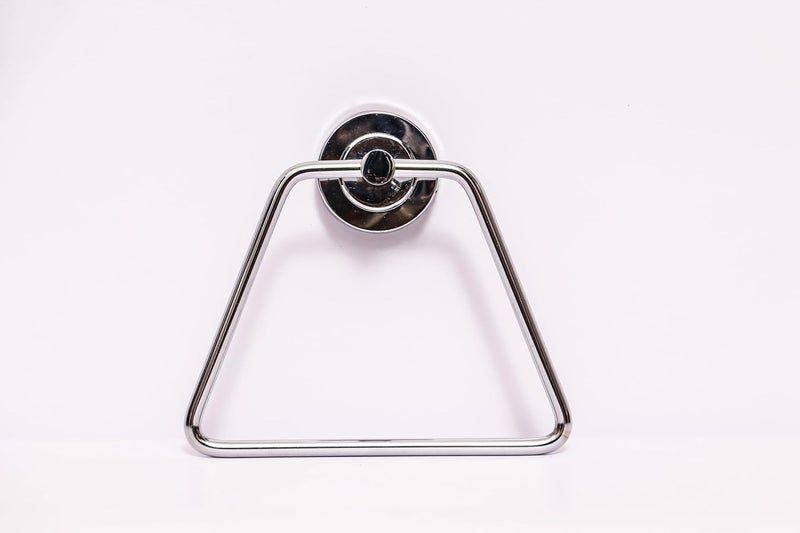OCCURA OCCURA Stainless Steel Napkin Hanger for Washbasin/Napkin Holder for Bathroom/Towel Ring for Shower Area Anti Corrosive Steel Elegant Look Triangle Shape Napkin Ring, Bathroom Accessories  - Image 4