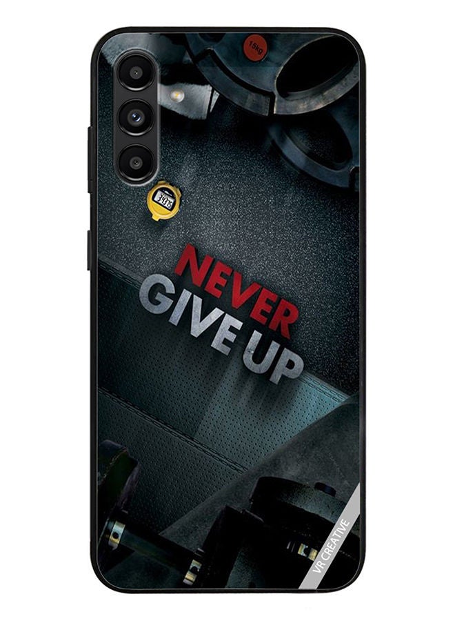 VR CREATIVE Protective Case Cover For Samsung Galaxy A13 5G Never Give Up Design Multicolour - Image 1