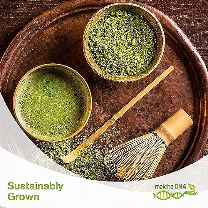 OZORI Matcha Stirrer Matcha Ceremony Accessory Matcha Brush And Bamboo ScoopHandmade From Natural Bamboo TwoPiece Set - Image 5