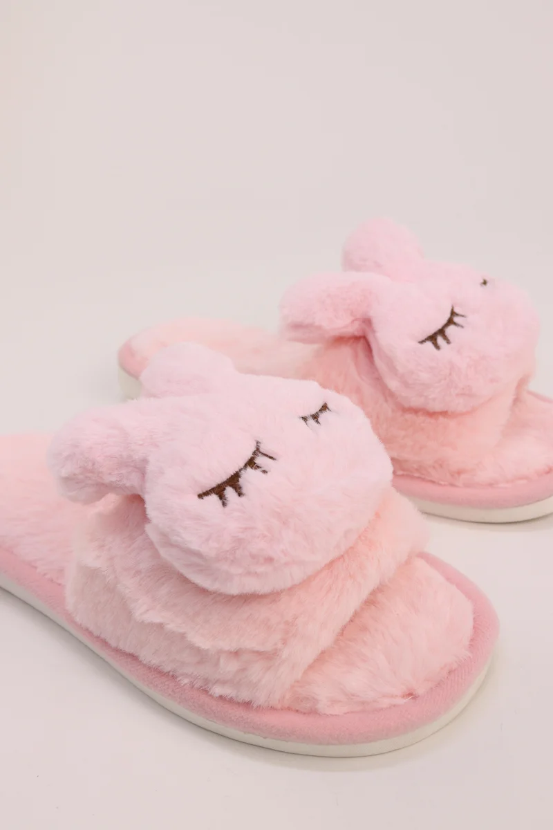 Viny VINY Women's Plush Fur Home Slippers | Soft Teddy Bear Indoor Slippers | Cozy Carpet Slides for Daily Wear & All-Season Comfort