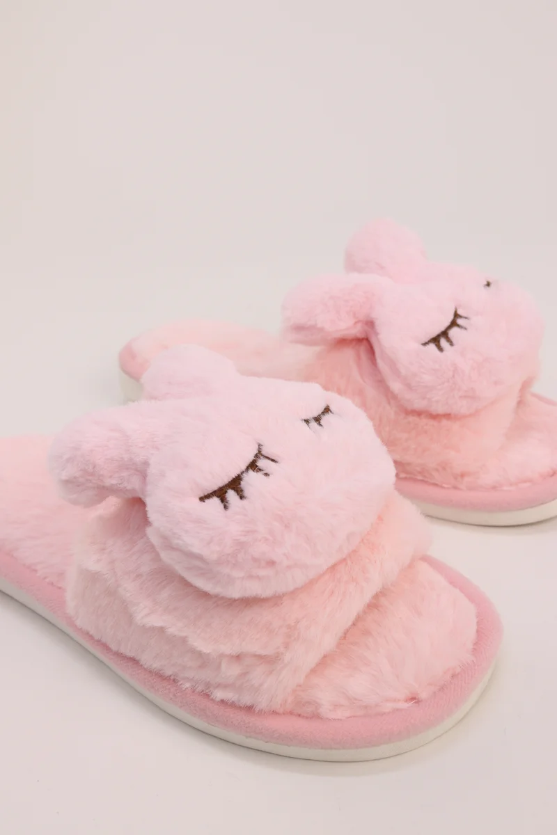 Viny VINY Women's Plush Fur Home Slippers | Soft Teddy Bear Indoor Slippers | Cozy Carpet Slides for Daily Wear & All-Season Comfort