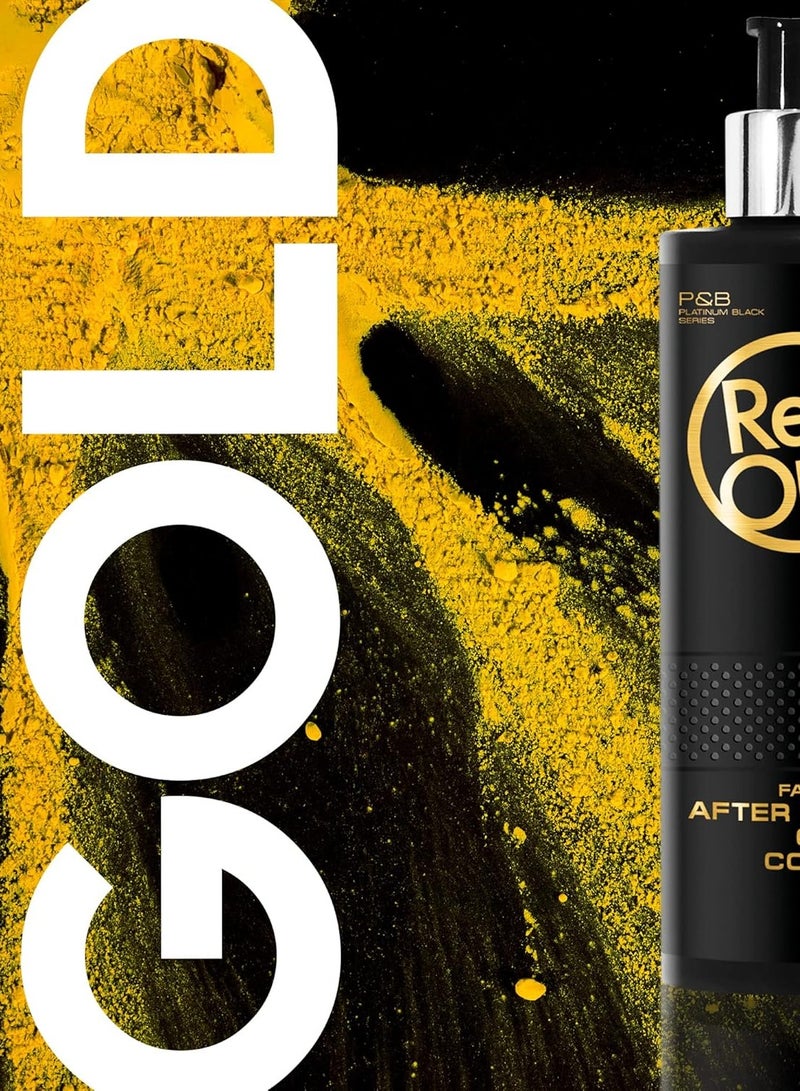 ريد ون كريم كولونيا ما بعد الحلاقة جولد للوجه 400 مل – عطر يدوم طويلاً وراحة للبشرة - Image 3