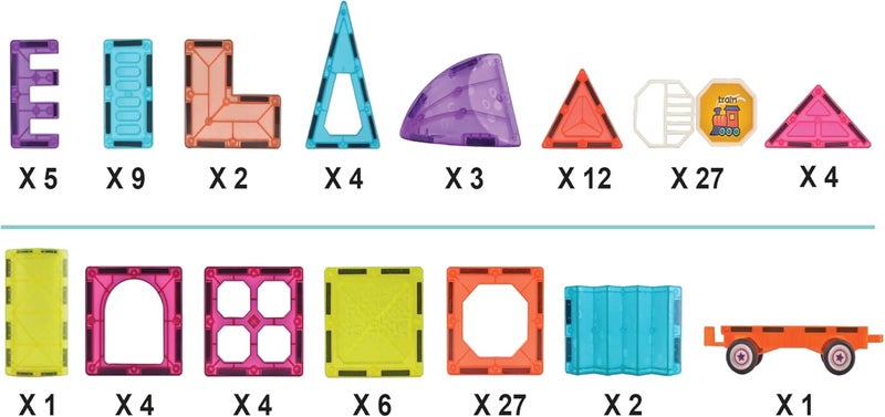 NewBoy Colorful Magnetic Sheets (111pcs) - Image 3