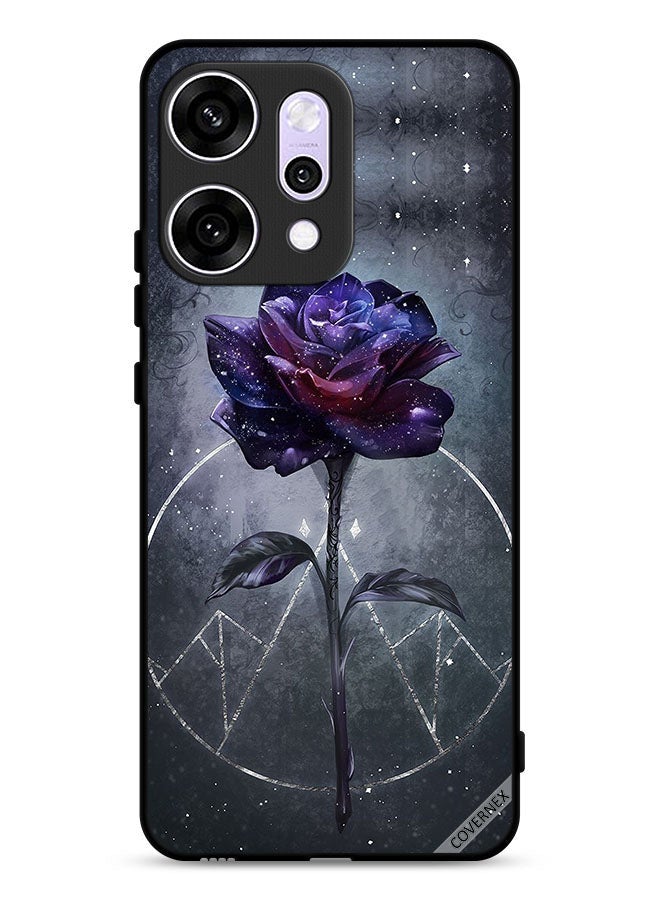 Covernex Oppo Reno14 Pro Protective Case Cover Dark Flower Wallpaper - Image 1
