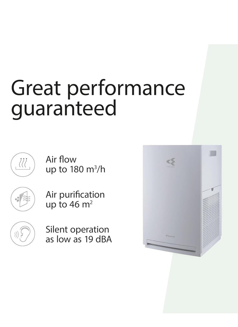 MC30YB Air Purifier, Up to 46m2, HEPA Filter, Air Cleaner for Home and Bedroom, Flash Streamer technology reduces 99.9% of viruses, bacteria, allergens, 10 years without changing filters - pzsku/Z179B61812D3D2A0BA5D3Z/45/_/1712212945/61486fb9-d1b4-4901-a6ab-b97c759f9b12