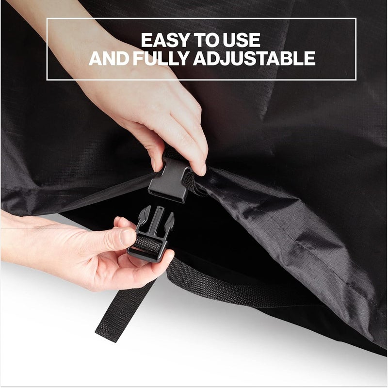 TeamObsidian Bike Cover - Waterproof Outdoor & Indoor Bicycle Storage For 1 to 3 Bikes - Heavy Duty Ripstop 210D Tent Material - Stationary Electric Bike Protection for All Seasons - Image 3