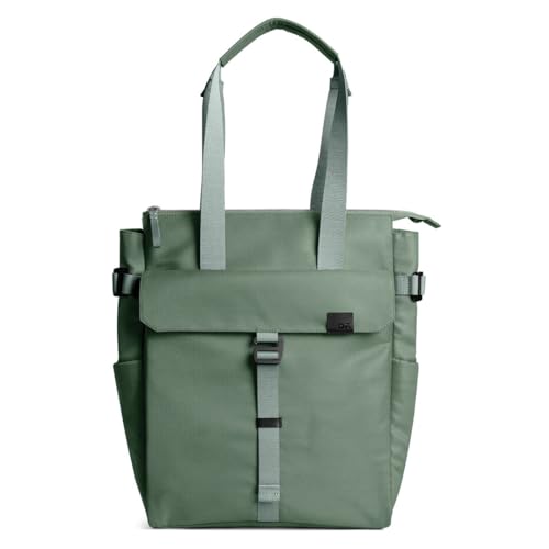 DailyObjects Pet Kelp Pole Convertible Totepack (Tote Bag + Backpack)|Fits Any Laptop Upto 14 Inches |Spacious & Sturdy | Lightweight Shoulder Handbag Wih Laptop Compartment, Olive - Image 1