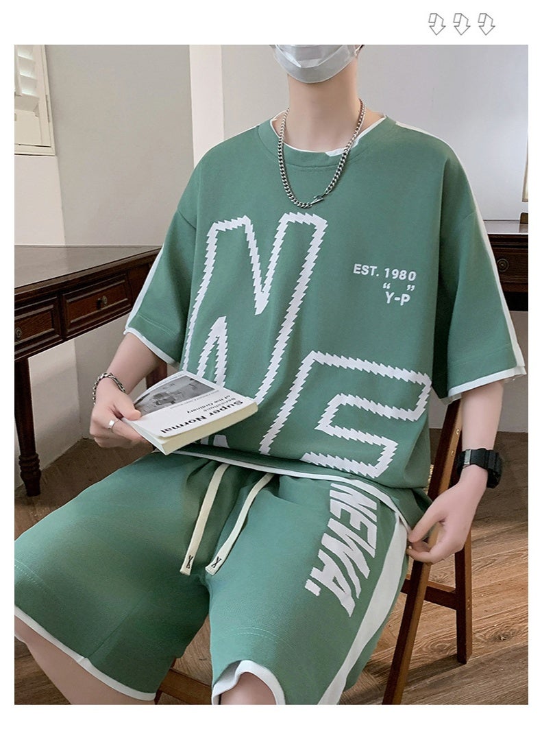 KUYING New Fashionable Breathable Quick Drying Leisure Sports Set - Image 4