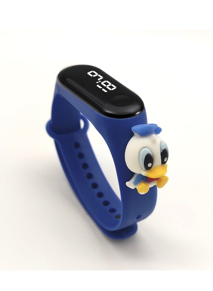 Manhua M3 Cartoon Children's Bracelet LED Electronic Waterproof Touch Watch Children's Gift - Image 1