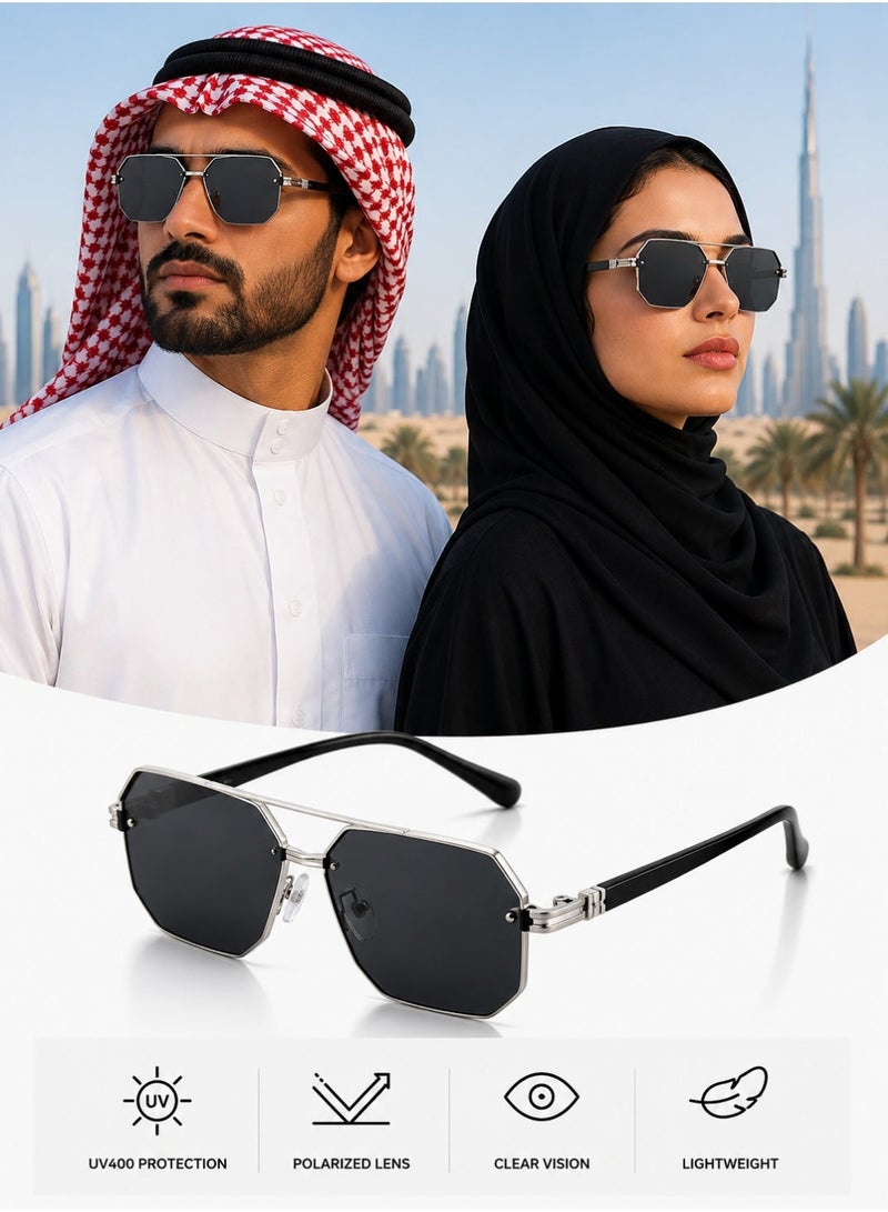 نظارات شمسية مستقطبة UV400 للقيادة في الهواء الطلق نظارات شمسية عصرية فاخرة للرجال والنساء - Image 2