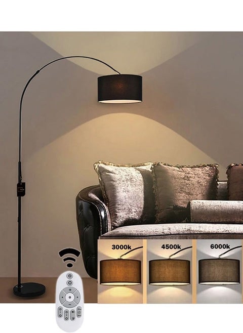 Nordic minimalist three-color eye-protecting floor lamp with remote control
