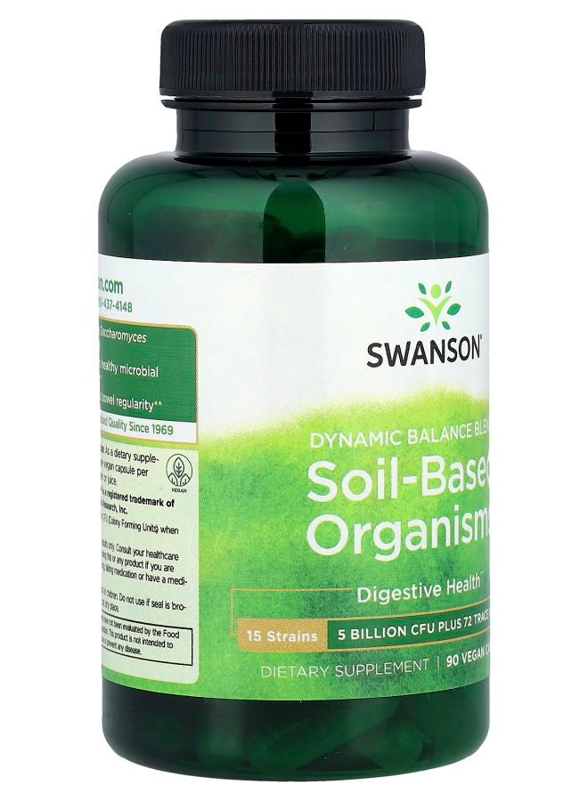 SWANSON Soil-Based Organisms 90 Vegan Capsules - Image 2
