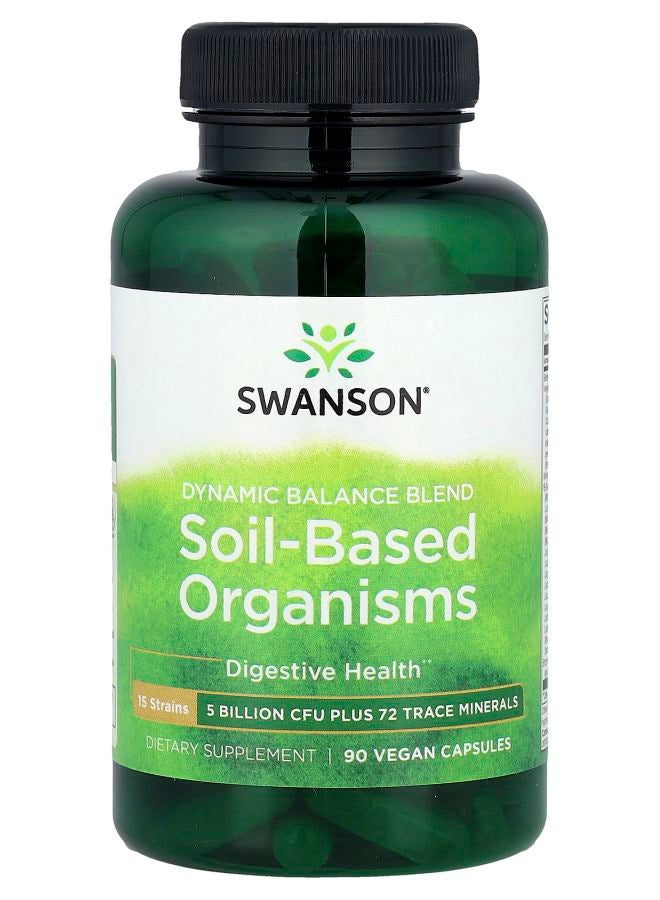SWANSON Soil-Based Organisms 90 Vegan Capsules - Image 1