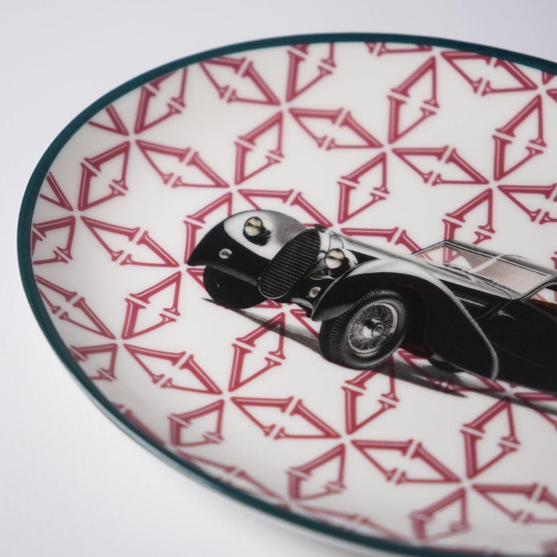 VITELLI DESIGN STUDIO Classic Cars 40's 21 Cm Porcelain Boat Plate - Image 2