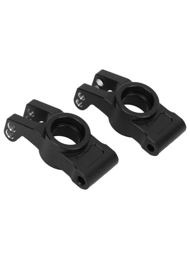 Thoraya - 2Pcs RC Rear Axle Carrier Aluminum Alloy Stable RC Car Axle Hub Carrier Replacement for MJC 1/14 14210/14209 Black - Image 1