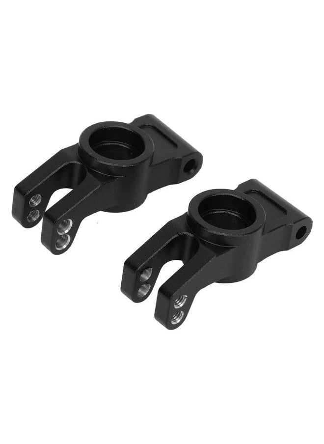 Thoraya - 2Pcs RC Rear Axle Carrier Aluminum Alloy Stable RC Car Axle Hub Carrier Replacement for MJC 1/14 14210/14209 Black - Image 1