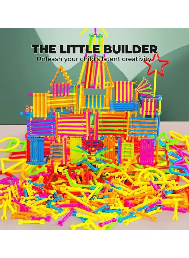 F.A.M.S Smart Magic Plastic Interlocking Sticks & Pipes Children DIY Educational Puzzle Creative Toy for Boy and Girl - Image 2