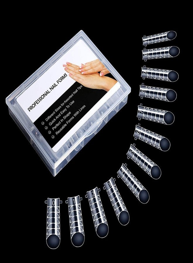 نيل ويند مجموعة أطراف تمديد الأظافر NAILWIND لتحسين وتكثيف الأظافر الاصطناعية الأكريليكية - أداة مانيكير، 12 مقاسًا، تصميم فني عصري، صالون تجميل منزلي (شفاف، 120 قطعة) - Image 5