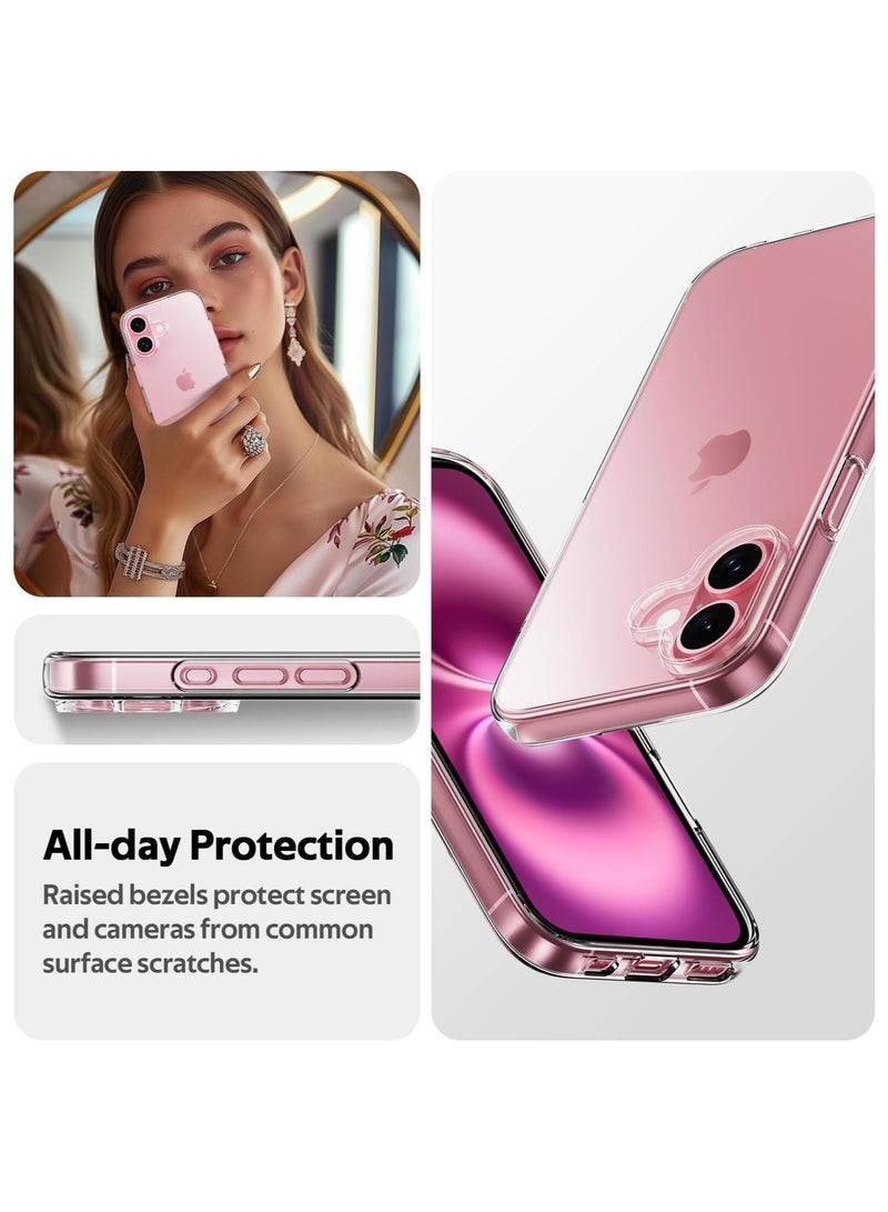 iPhone 16 Plus Clear Case Soft Flexible Clear TPU Shockproof Transparent Back Cover Designed for iPhone 16 Plus - Image 4